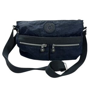 Kipling Angie Crossbody Travel Handbag Blue Organizer